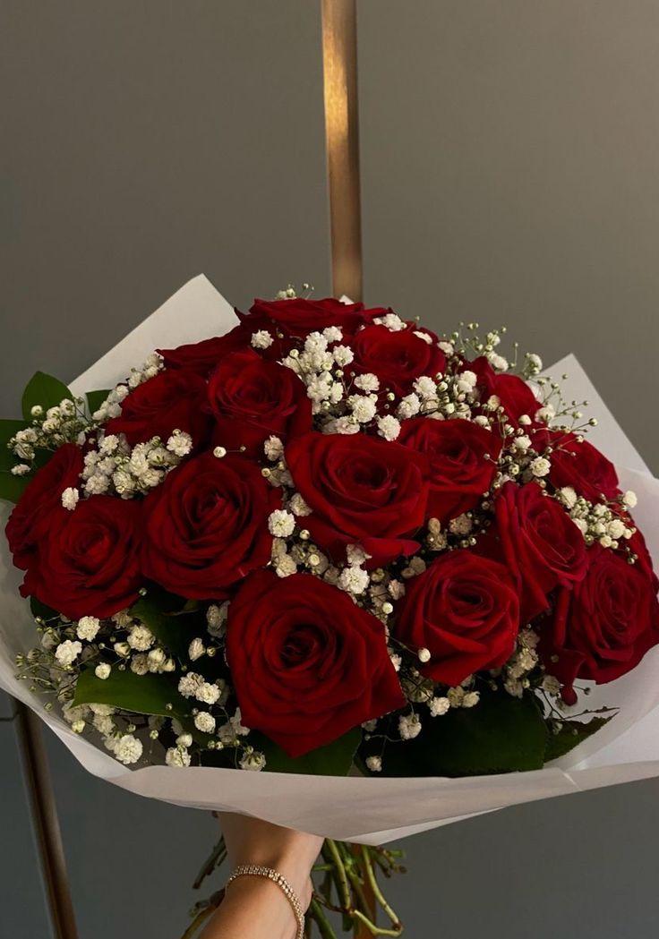 Professional floral arrangement in modern corporate setting